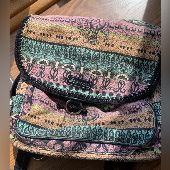 Sakroot Bag Purse Backpack Womens Multicolored Purse Shoulder Bag Accessories - Picture 1 of 3